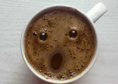 şaşkın kahve , şaşırmış kahve resmi