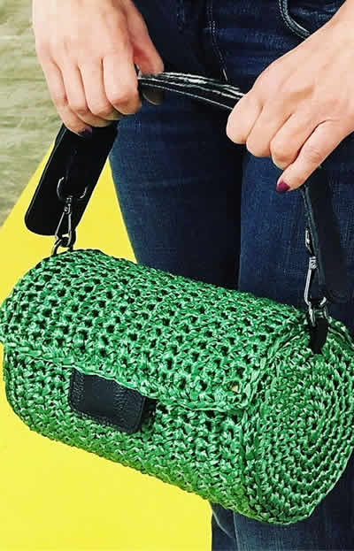 yeşil yazlık çanta